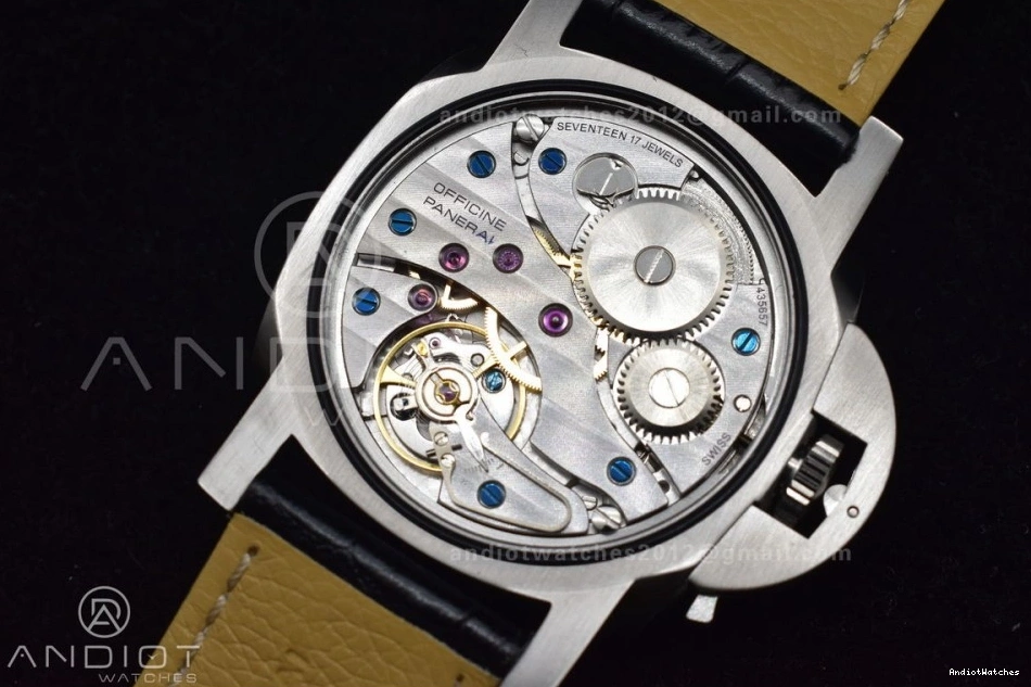 1:1 H with Y-Incabloc on Superlumed Dial Leather Strap PAM217 Black XF Best Edition Trendy 993 A6497 1227